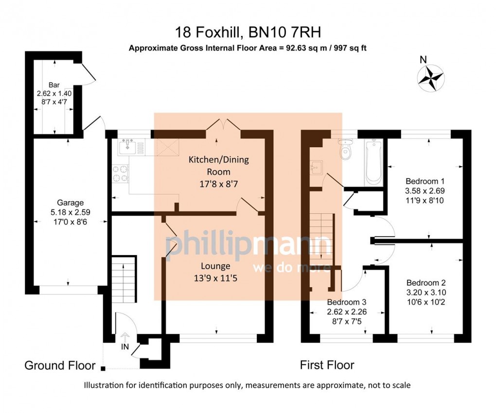 Floorplan for Foxhill, Peacehaven
