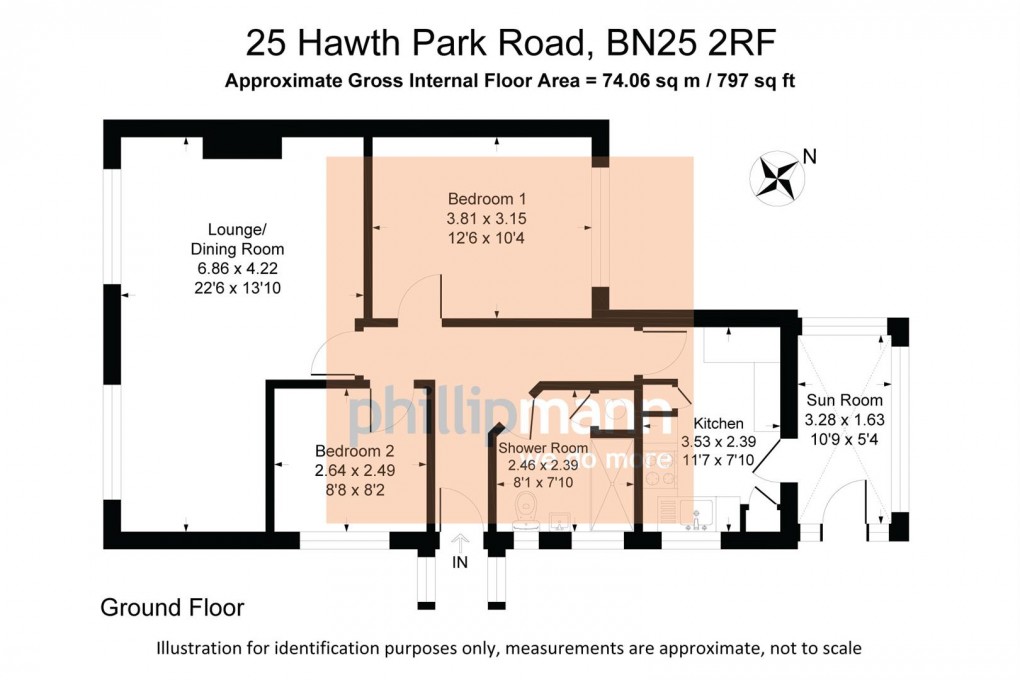 Floorplan for Hawth Park Road, Seaford