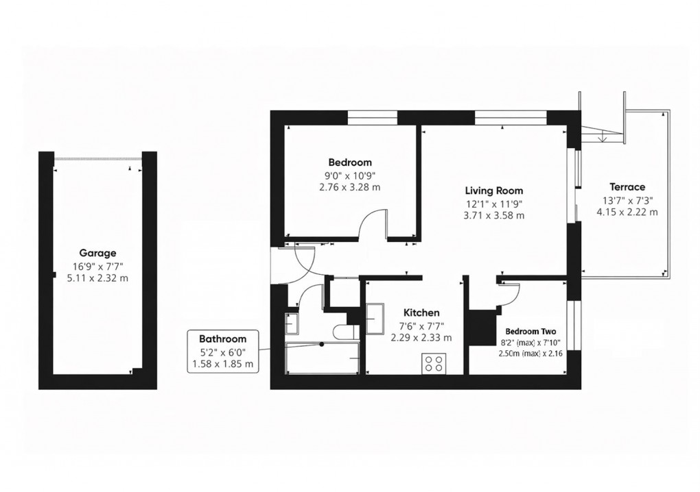 Floorplan for Dorothy Avenue, Peacehaven