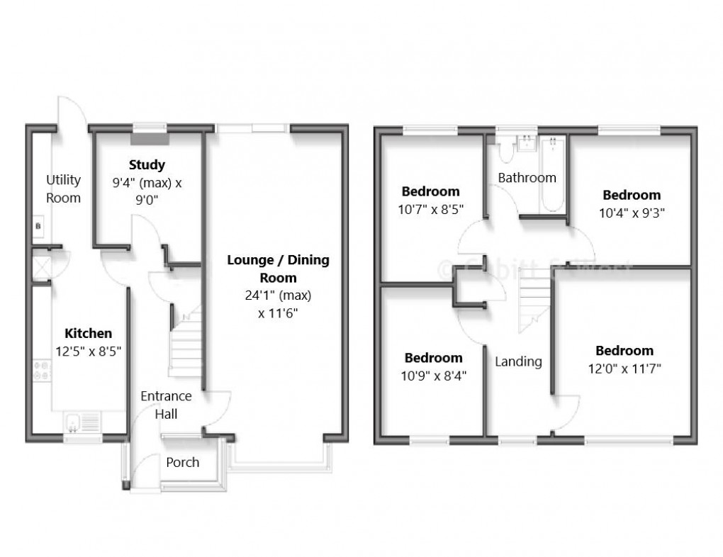 Floorplan for Rustic Close, Peacehaven