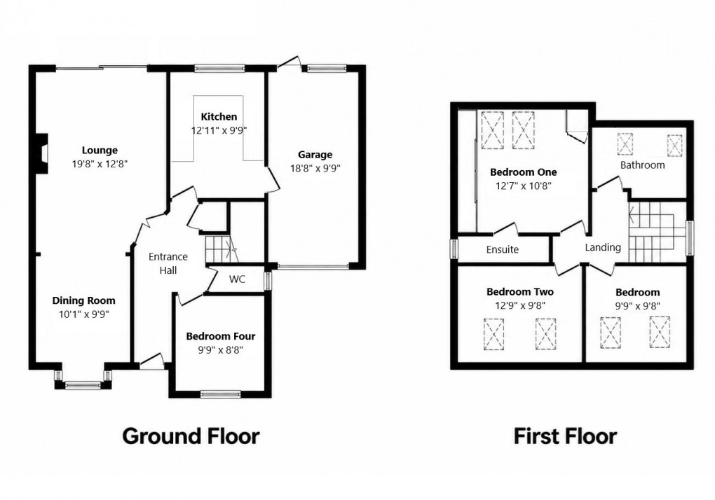 Floorplan for Glynn Road, Peacehaven