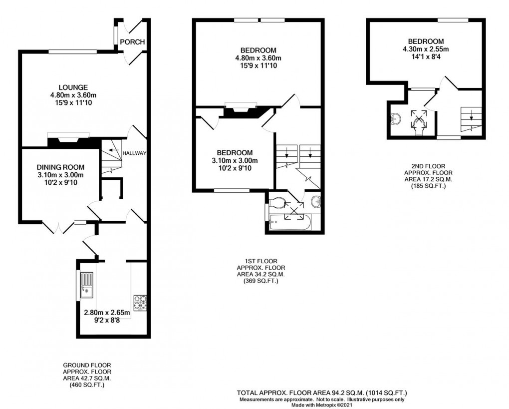 Floorplan for South Street, Seaford, East Sussex