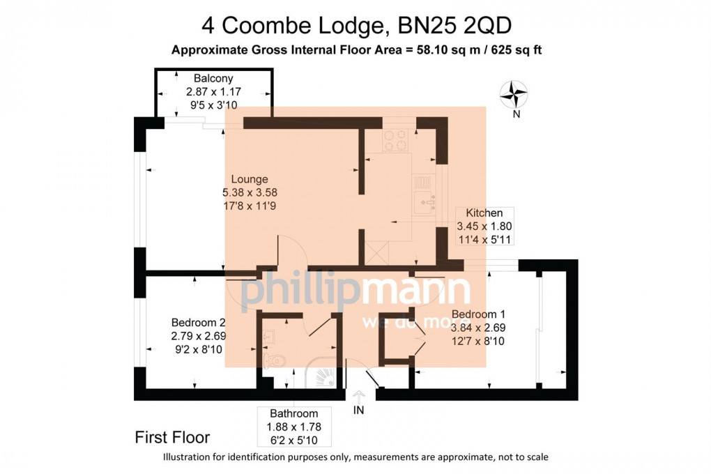 Floorplan for Claremont Road, Seaford