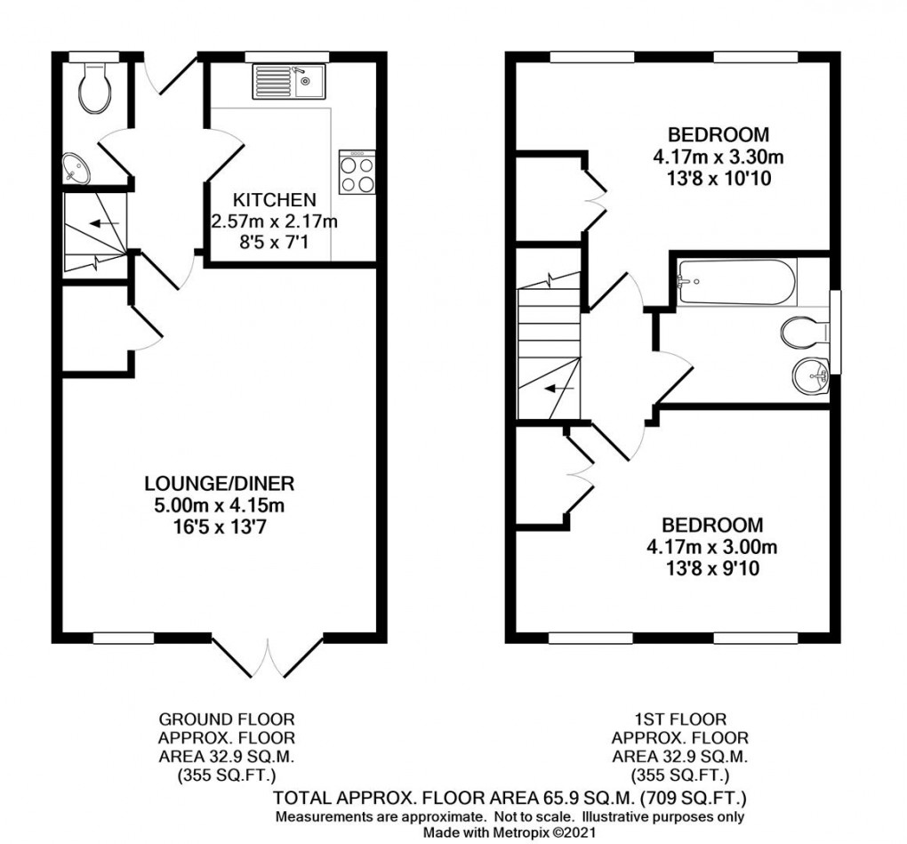 Floorplan for Harbour View Road, Newhaven, East Sussex