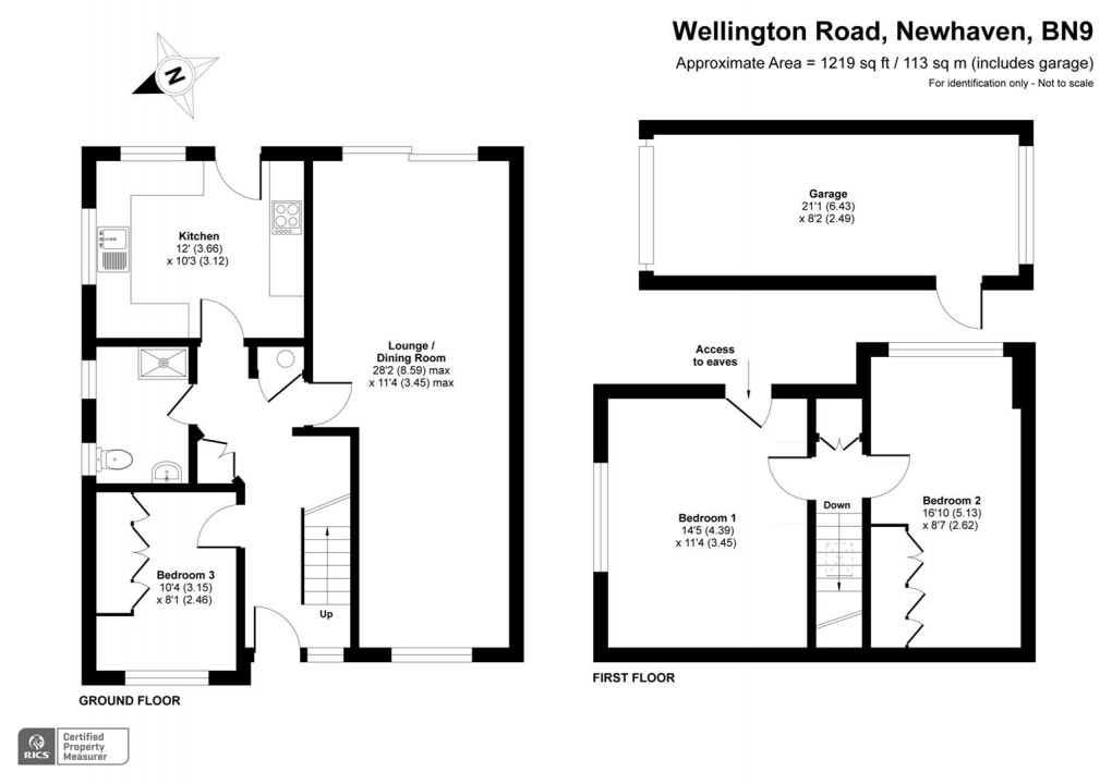 Floorplan for Wellington Road, Newhaven