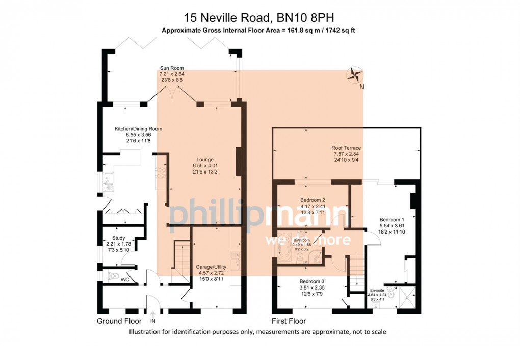 Floorplan for Neville Road, Peacehaven