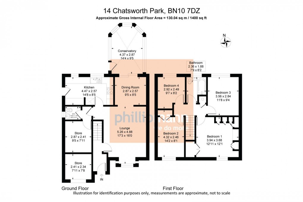 Floorplan for Chatsworth Park, Peacehaven