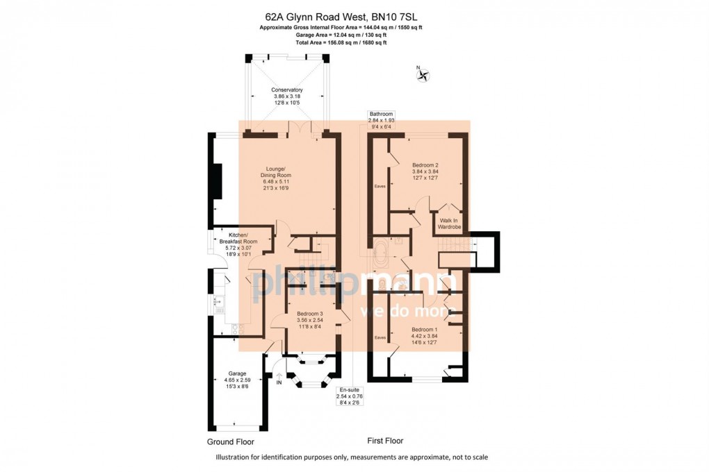 Floorplan for Glynn Road West, Peacehaven