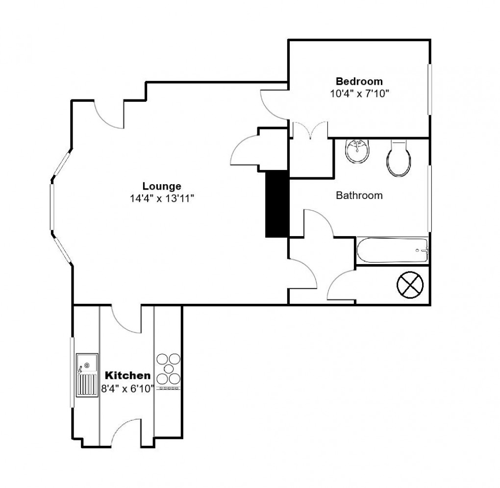 Floorplan for Piddinghoe Avenue, Peacehaven