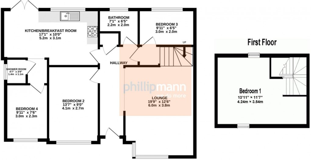 Floorplan for Victoria Avenue, Peacehaven