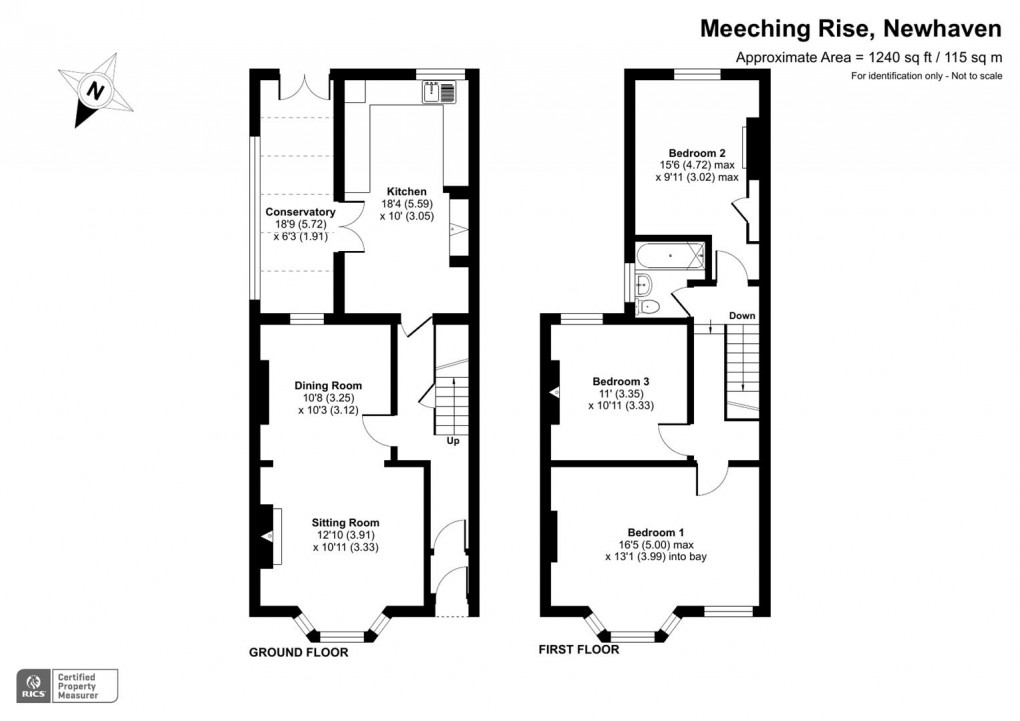 Floorplan for Meeching Rise, Newhaven