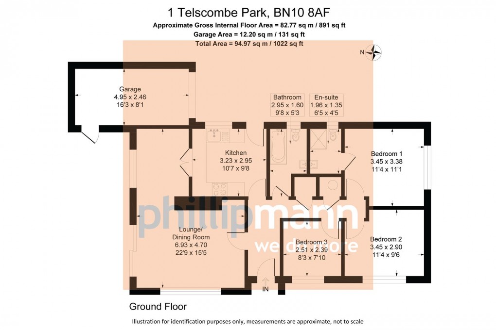Floorplan for Telscombe Park, Peacehaven