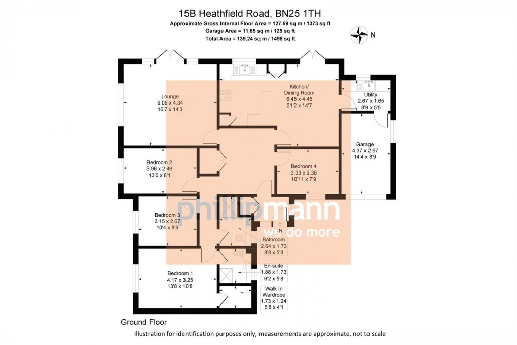 Floorplan for Heathfield Road, Seaford