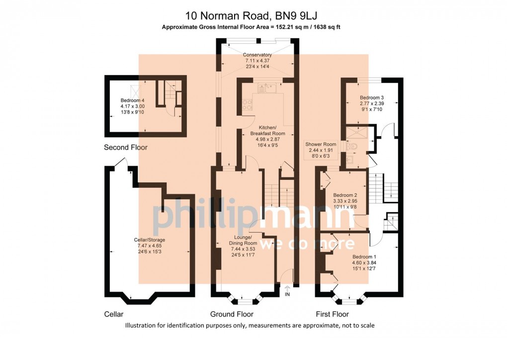 Floorplan for Norman Road, Newhaven