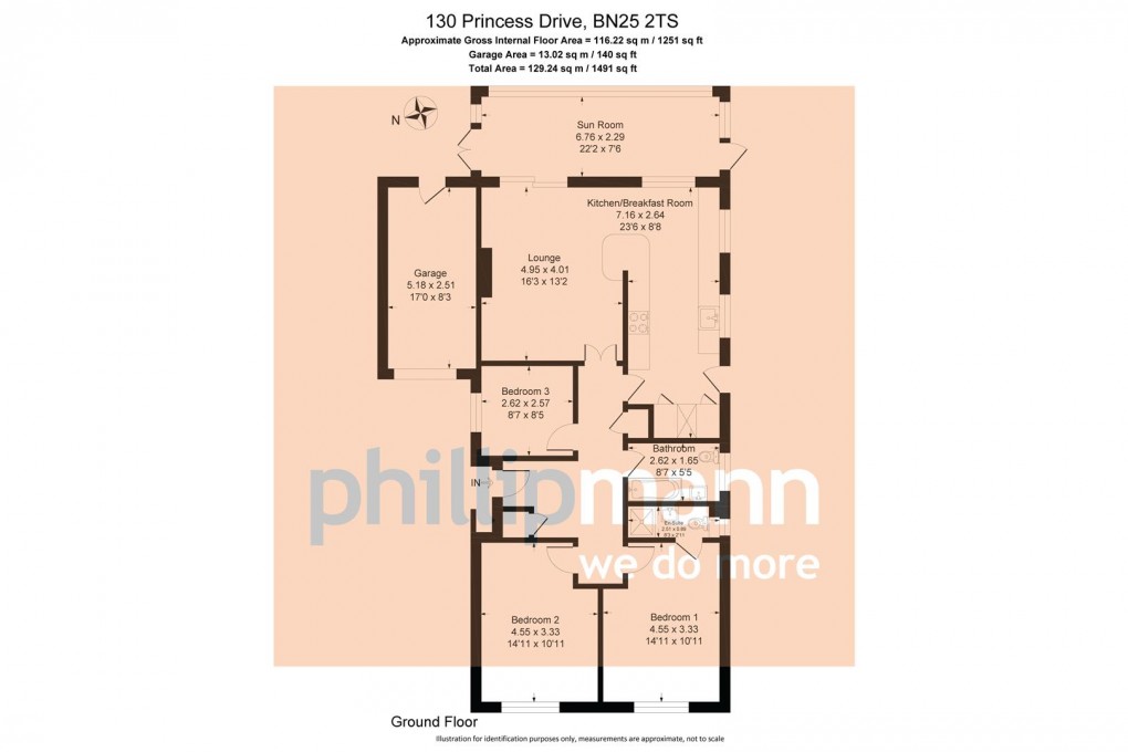 Floorplan for Princess Drive, Seaford
