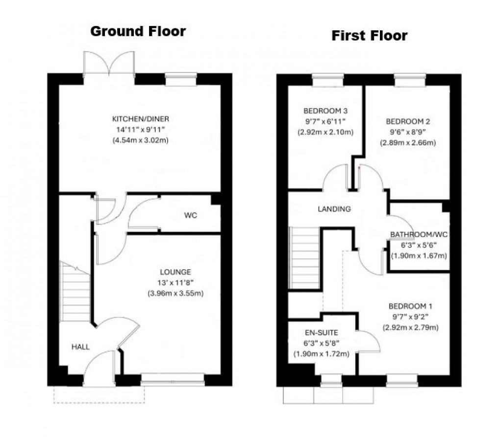 Floorplan for Robin Lane, Peacehaven