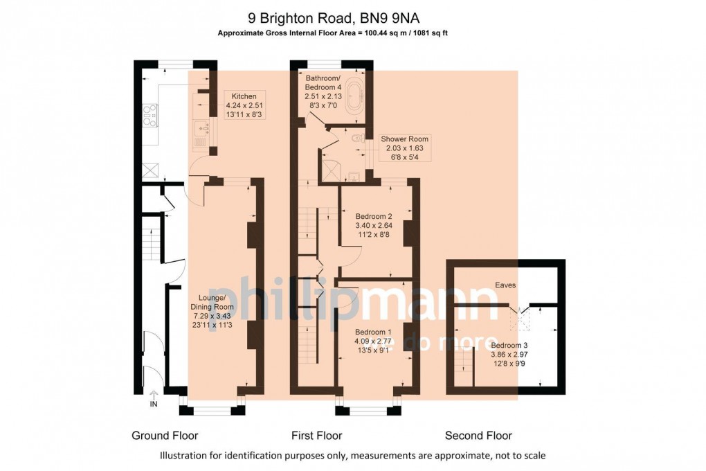 Floorplan for Brighton Road, Newhaven