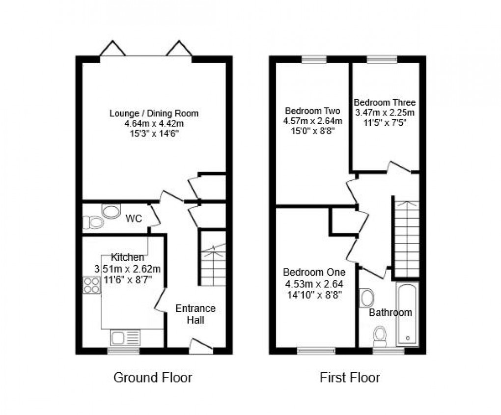 Floorplan for Gladys Avenue, Peacehaven