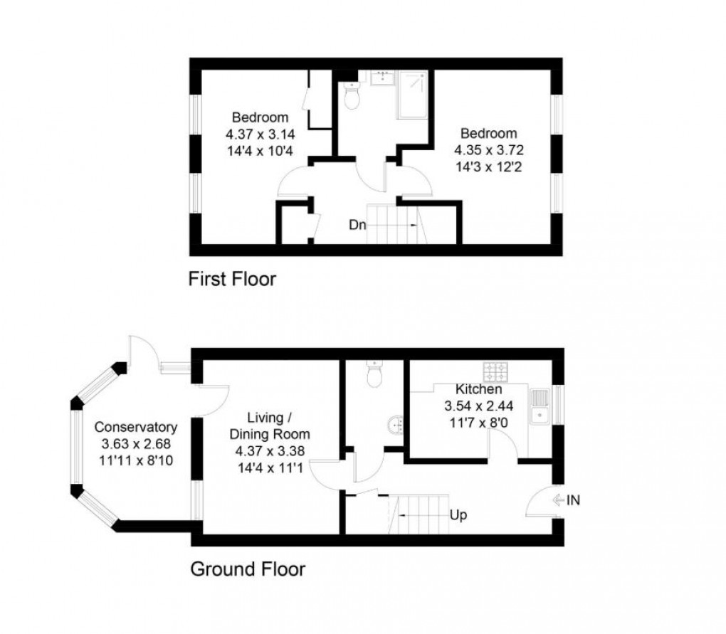 Floorplan for Seaview Avenue, Peacehaven