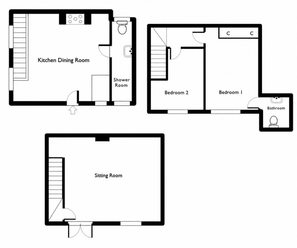 Floorplan for Bradbourne Lodge, Wykeham Close, Steyning, West Sussex