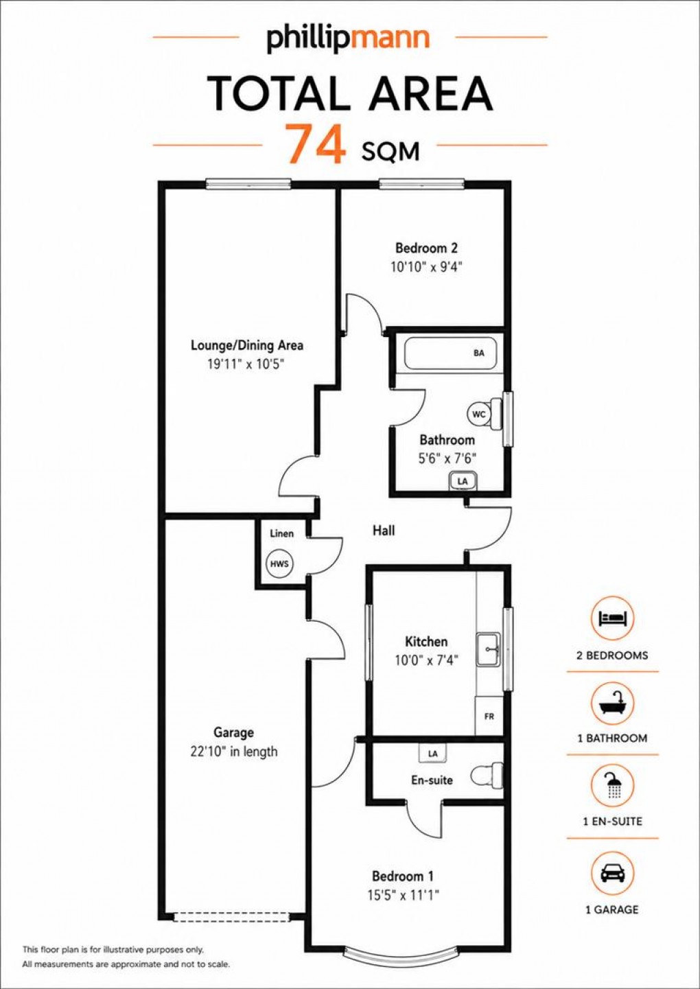 Floorplan for Malines Avenue, Peacehaven