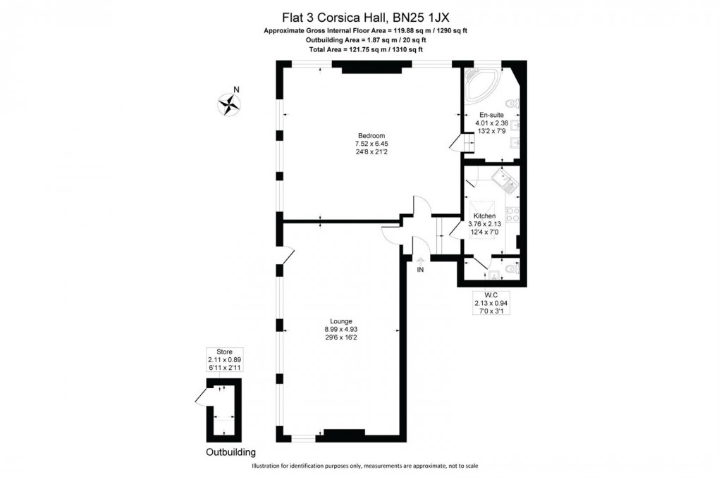 Floorplan for College Road, Seaford