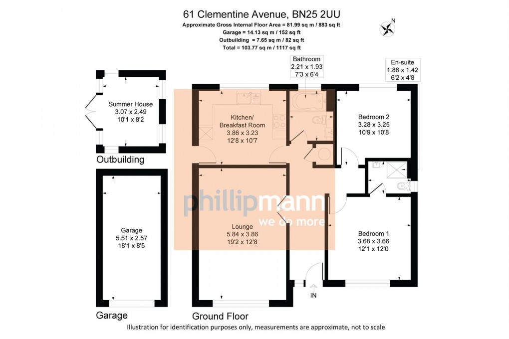 Floorplan for Clementine Avenue, Seaford