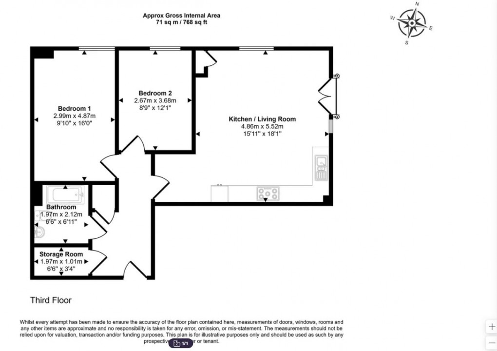 Floorplan for Newlands Place, Seaford